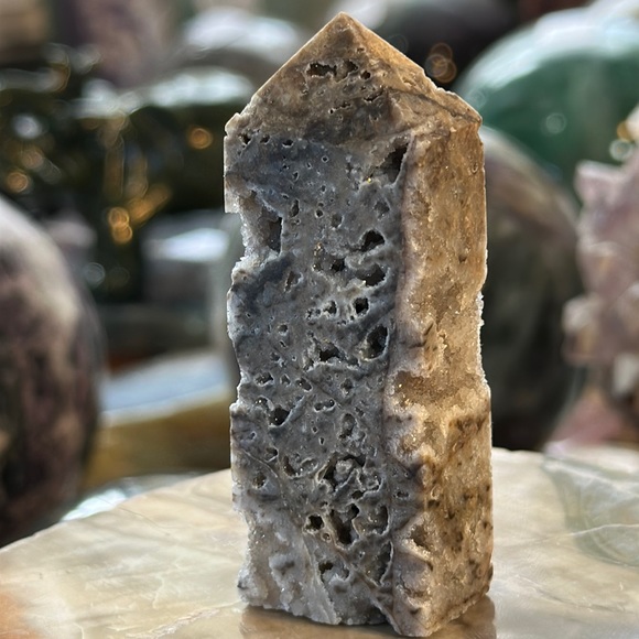 Sphalerite 4 Sided Crystal Point! - Picture 1 of 5